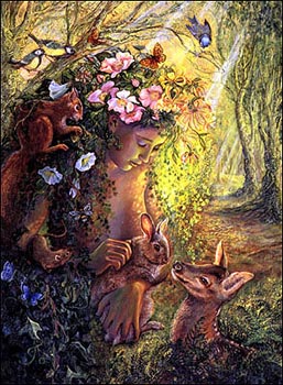 Josephine Wall - WOOD NYMPH